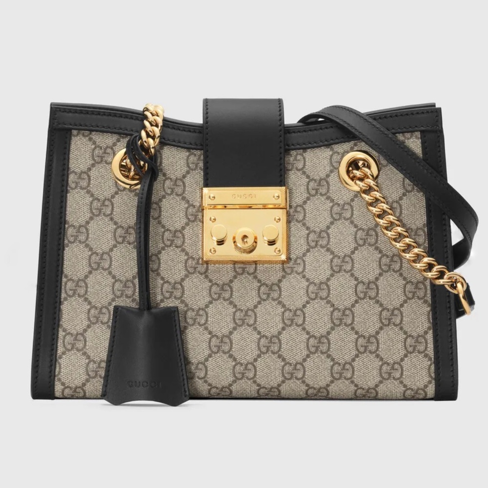 GUCCI PADLOCK SMALL GG SHOULDER BAG